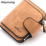 Weiyinxing Brand Wallet Women 2023 New Women's Short Wallet Korean Buckle Sanded Leather Coin Purse Mini Female Purses Carteras