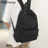 Weiyinxing New Panelled Waterproof Nylon Backpack Women Patchwork Japanese Fashion College School Bag Boy Girls Laptop Backpack Travel