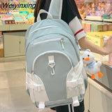 Weiyinxing Waterproof Cool Student College Fashion Ladies Backpack Female Cute Bag Travel Book Kawaii Backpack Laptop Women School Bag