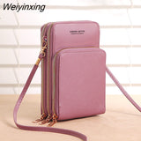 Weiyinxing Multi Functional Women Bag Touch Screen Mobile Bag Wallet Casual Fashion Outdoor One Shoulder Messenger Bags for Women 2023