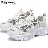 Weiyinxing Sneakers Women Vulcanize Shoes New Female Black White Platform Thick Sole Running Casual Ladies Shoes Tenis Feminino