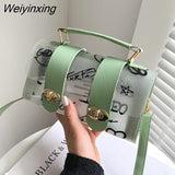 Weiyinxing Transparent Shoulder Bag for Women Handbags Messenger Female Bag Small Designer Ladies Handbag Fashion Purse Crossbody Bags