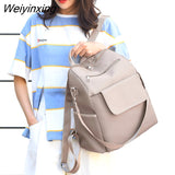 Weiyinxing Backpack Fashion Oxford cloth Women Backpack Teenager Girl New Trend Student Schoolbags Multi-pocket Shoulder Bags Female