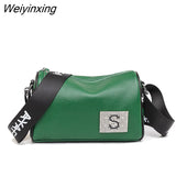 Weiyinxing Genuine Leather Women Handbags Women's bag High Quality Soft Cowhide Female Shoulder Bag Fashion Luxury Brand Messenger Bag