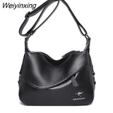 Weiyinxing New Brand Soft Leather Messenger Bag Luxury Handbag Women Bags Designer Handbags High Quailty Shoulder Bags Tote Sac A Main