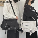 Weiyinxing Ladies Messenger Bags Young Fashion Women's Handbags Crossbody Bags Large Capacity Sling Shoulder Bags Canvas School Bag 911
