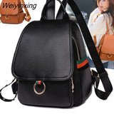 Weiyinxing Vintage Backpack For Girls School Bag Travel Bagpack Ladies Sac A Dos Back Pack New Women High Quality Leather Backpacks