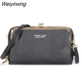 Weiyinxing Women Diagonal PU Multifunctional Mobile Phone Clutch Bag Ladies Purse Large Capacity Travel Card Holder Passport Cover