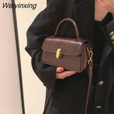 Weiyinxing Small Tote Bag 2023 Hit Spring PU Leather Crossbody Sling Bags Woman Designer Handbag Luxury Brand Shoulder Side Bag