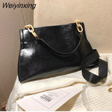 Weiyinxing New Design Handbags Women Shoulder Bag Soft Synthetic Leather Crossbody Large Capacity Fashion Female Underarm Bags
