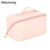 Weiyinxing Portable Storage Makeup Bag Large Travel Organizer Cosmetics Designer Bags Luxury Women Tote Toiletry Bathroom Pouch