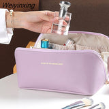 Weiyinxing Portable Storage Makeup Bag Large Travel Organizer Cosmetics Designer Bags Luxury Women Tote Toiletry Bathroom Pouch