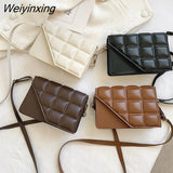 Weiyinxing Rhombus Women's Bag 2023 New Fashion Simple Texture Shoulder Bag Trend All-match Messenger Bag Women Luxury Handbags