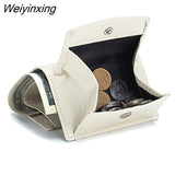 Weiyinxing Women Genuine Leather Purses Female Small Cowhide Wallets Lady Coin Bag Card Holder Large Capacity Money Bag Portable Clutch