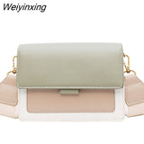 Weiyinxing Color Leather Crossbody Bags For Women 2023 Travel Handbag Fashion Simple Shoulder Messenger Bag Ladies Cross Body Bag