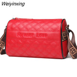 Weiyinxing Quality Solid Color Genuine Leather Women Shoulder Crossbody Bag 2023 Cow Leather Ladies Handbag Large Female Messenger Sac