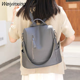 Weiyinxing Bagpack Ladies Sac A Dos Back Pack Designer Female Backpack High Quality Vintage Leather Backpacks for Women School Bag