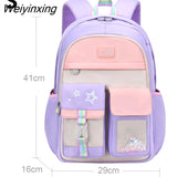 Weiyinxing School Backpacks Waterproof School Bags For Girls Kids Primary Princess Kawaii Crossbody Backpack For 1 Grade Designer