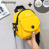 Weiyinxing Small Crossbody Bags For Women 2023 Mini Canvas Shoulder Messenger Bag For Girl Circular Ladies Phone Purse