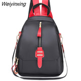 Weiyinxing 2023 Designer Fashion Women Leather Backpack Soft Touch Multi-Function Small Backpack Female Ladies Shoulder Bag Girl Purse