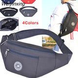 Weiyinxing Chest bag Nylon Waist Bag Women Belt Bag Men Fashion Colorful Bum Bag Travel Purse Phone Pouch Pocket hip bag