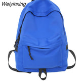 Weiyinxing Cute Women Backpacks Waterproof White Nylon School Backpack For Teenage Girls Kawaii Laptop Backpack Student Book Pack