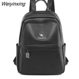 Weiyinxing New Women Backpacks Vintage Female Shoulder Bags Soft Leather Backpack Ladies Travel Back Pack Luxury Bags for Girls Mochila