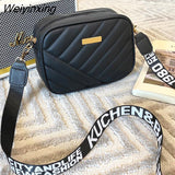 Weiyinxing New Messenger Bag for Women Trend Handbags Embroidered Camera Female Cosmetic Bag Fashion Ladies Crossbody Shoulder Bags