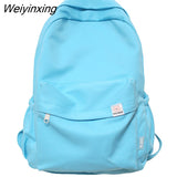 Weiyinxing Kawaii College Bag Cotton Fabric Student Women Backpacks Cool Teenage Girl School Bag Cute Ladies Fashion Backpack Trendy