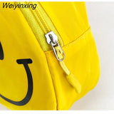 Weiyinxing Cute Cartoon Smiley Baby Backpack Children Boy Girl Chest Crossbody Bags Travel Harness Bag Adjustable Nylon Kids Chest Bag