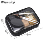 Weiyinxing Cosmetics Bag Women Makeup Organizer Travel Handbag Zipper Clear Beauty Wash Bath Toiletry Waterproof Bags Kit
