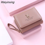 Weiyinxing New Fashion Women's Wallet Short Women Coin Purse Wallets for Woman Card Holder Small Ladies Wallet Female Hasp Mini Clutch