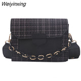 Weiyinxing Strap Shoulder Bags for Women 2023 Designer Lady Handbags and Purses Fashion Chain Messenger Crossbody Bags