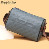 Weiyinxing Quality Solid Color Genuine Leather Women Shoulder Crossbody Bag 2023 Cow Leather Ladies Handbag Large Female Messenger Sac