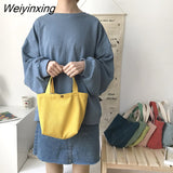 Weiyinxing for Women 2023 Corduroy HandBags Reusable Lunch Bags Casual Tote Female Handbag for A Certain Number of Dropshipping