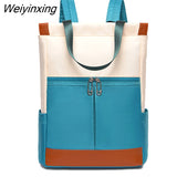 Weiyinxing Women Backpack Nylon School Bags Teenage Girl Shoulder Bags Female 2023 Backpack New Trend Female Backpack Fashion Casual