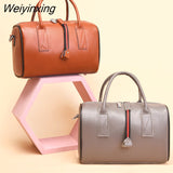 Weiyinxing Genuine Leather Shoulder Bag Women's bag Fashion Luxury Brand Women Handbags High Quality Soft Cowhide Female Messenger Bag