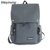 Weiyinxing Quality Women Man Backpack Soft Leather Men's Backpacks Girl Luxury Designer Back Pack Laptop Bag Large Capacity Travel Bag