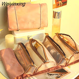 Weiyinxing Nylon Makeup Bag New Portable Large-capacity Four-in-one Portable Folding Travel Cosmetic Storage Toilet Bag