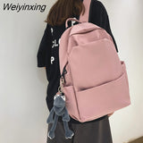 Weiyinxing Fashion Travel Student Bag Waterproof Boy And Girl Schoolbag Women Knapsack Large Capacity Travel Teenager Useful Backpack