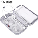 Weiyinxing Storage Bag Gadgets Zipper Bag Accessories Items Travel Portable Box High Quality Earphone Cord Bag