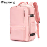 Weiyinxing Women Backpack Women's Large Capacity Backpack Independent Shoe Bag Travel Waterproof Backpack Outdoor Multi-Function Backpack