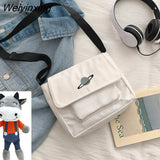 Weiyinxing Crossbody Bags for Girls Cute Handbags Shoulder Cross Canvas Bag Teen Women Messenger Bag Pouch Ladies Hand Bags Purses