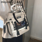 Weiyinxing Women Handbags Messenger Bag Reflect Light Men Crossbody Bags Ladies Large Capacity Shoulder Tote Bag Youth School Bags