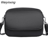 Weiyinxing Leather Real Cowhide Women's Casual Fashion Bag Women Messenger Bag Small Shoulder Bag Crossbody Bags for Women Handbags