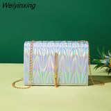 Weiyinxing Solid Color Fashion Shoulder Handbags Female Travel Luxury Cross Body Bag Casual PU Leather Ladies Shoulder Messenger Bag