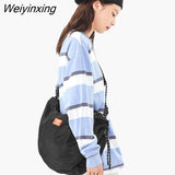 Weiyinxing Women Casual Nylon Big Tote Bag Lightweight Large Capacity Handbag Ladies Shopping Crossbody Bag