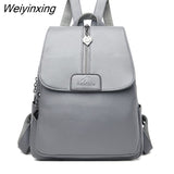 Weiyinxing The New Women Backpack Large Capacity School Bags for Teenagers Girls Leather School Backpack Lady Shoulder Bag Sac A Dos