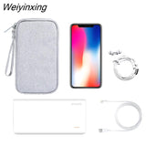 Weiyinxing Storage Bag Gadgets Zipper Bag Accessories Items Travel Portable Box High Quality Earphone Cord Bag