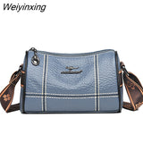 Weiyinxing Quality Solid Color Genuine Leather Shoulder Crossbody Bags For Women 2023 Genuine Leather Ladies Handbags Female Tote Sac